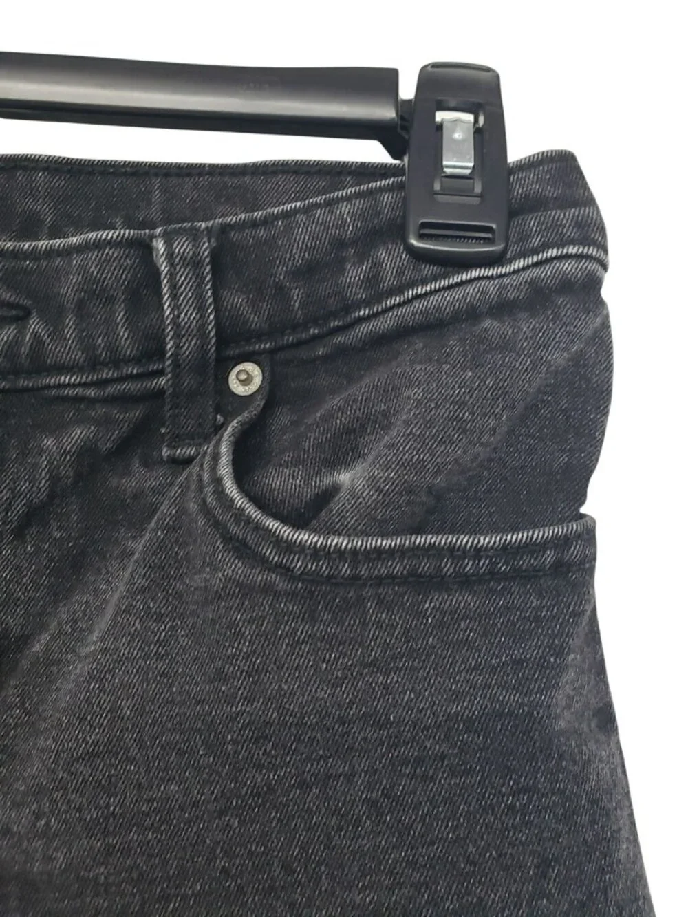Abercrombie & Fitch Black Jeans The Skinny High Rise Size 28 6 Long - Picture 5 of 10